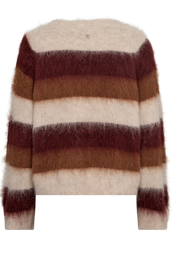 Mos Mosh - MMSuvi Stripe Knit Sweet Grape - 2