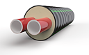 Heatflex värmekulvert 2x25/91 SDR11