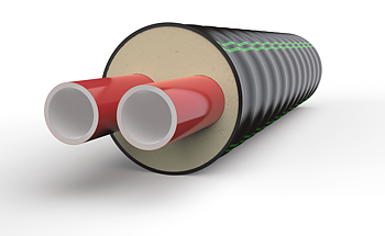 Heatflex värmekulvert 2x25/91 SDR11