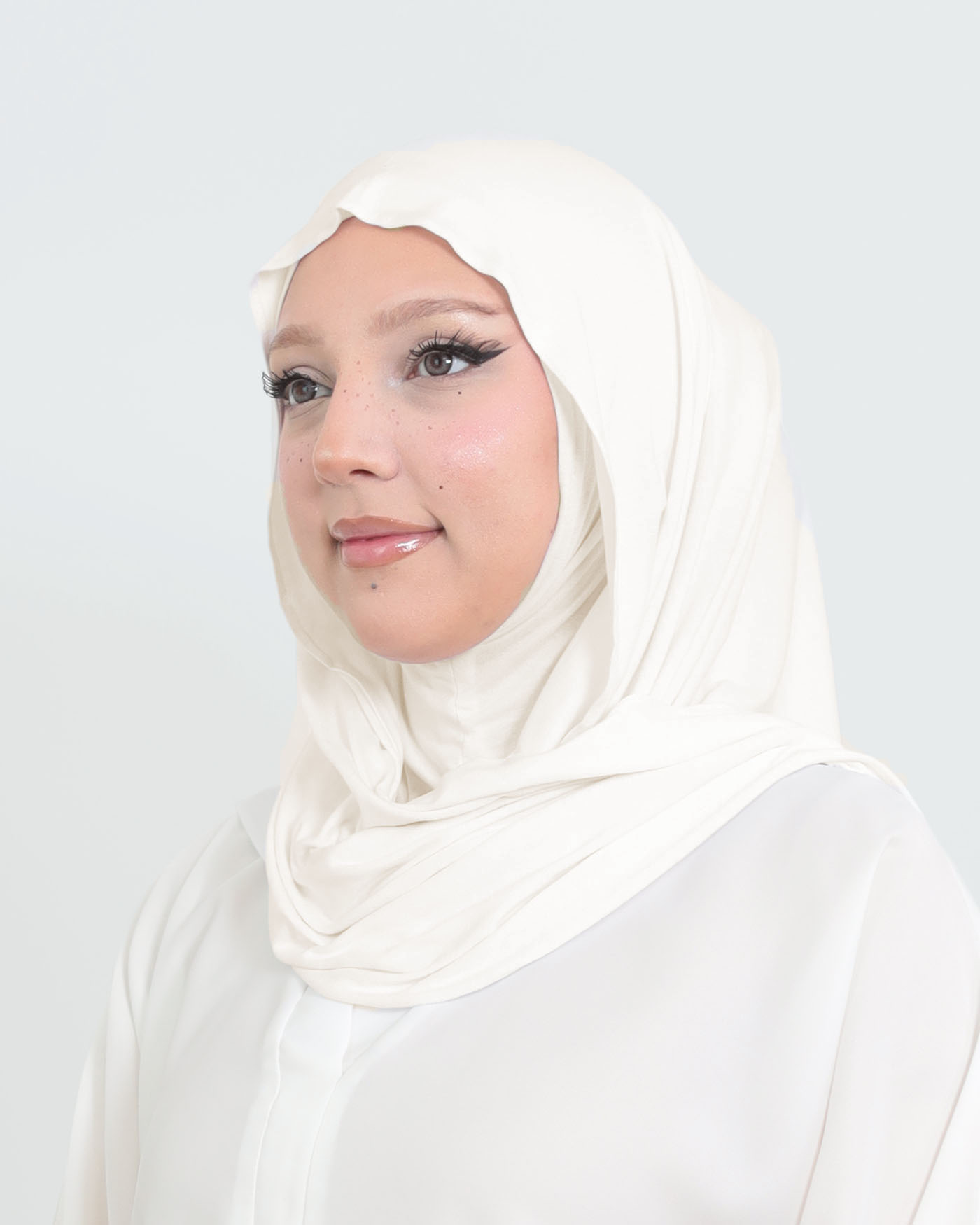 Hijab - Instant Jersey with Ninja Underscarf - Off-White