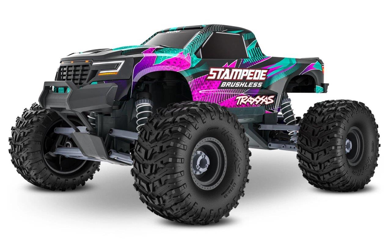 Traxxas Stampede 2WD 1/10 HD VX3 BL 3S RTR Rosa
