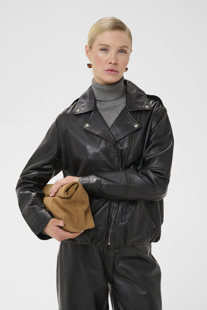 Culture Liopa Canja Leather Jacket Black - 3
