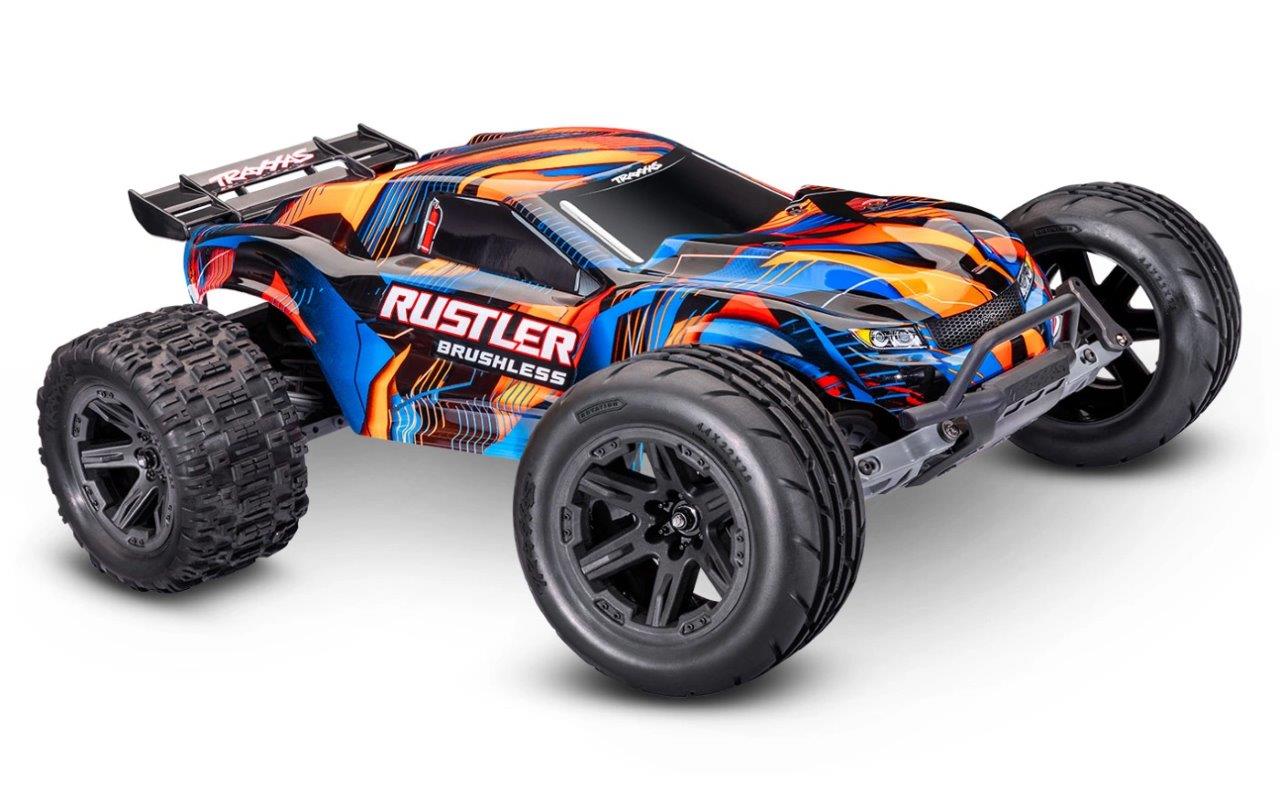 Traxxas Rustler 2WD 1/10 HD VX3 BL 3S RTR Orange