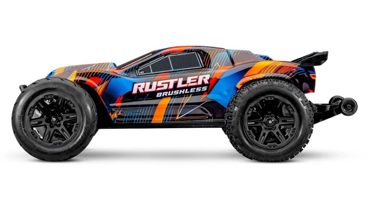 Traxxas Rustler 2WD 1/10 HD VX3 BL 3S RTR Orange - 3