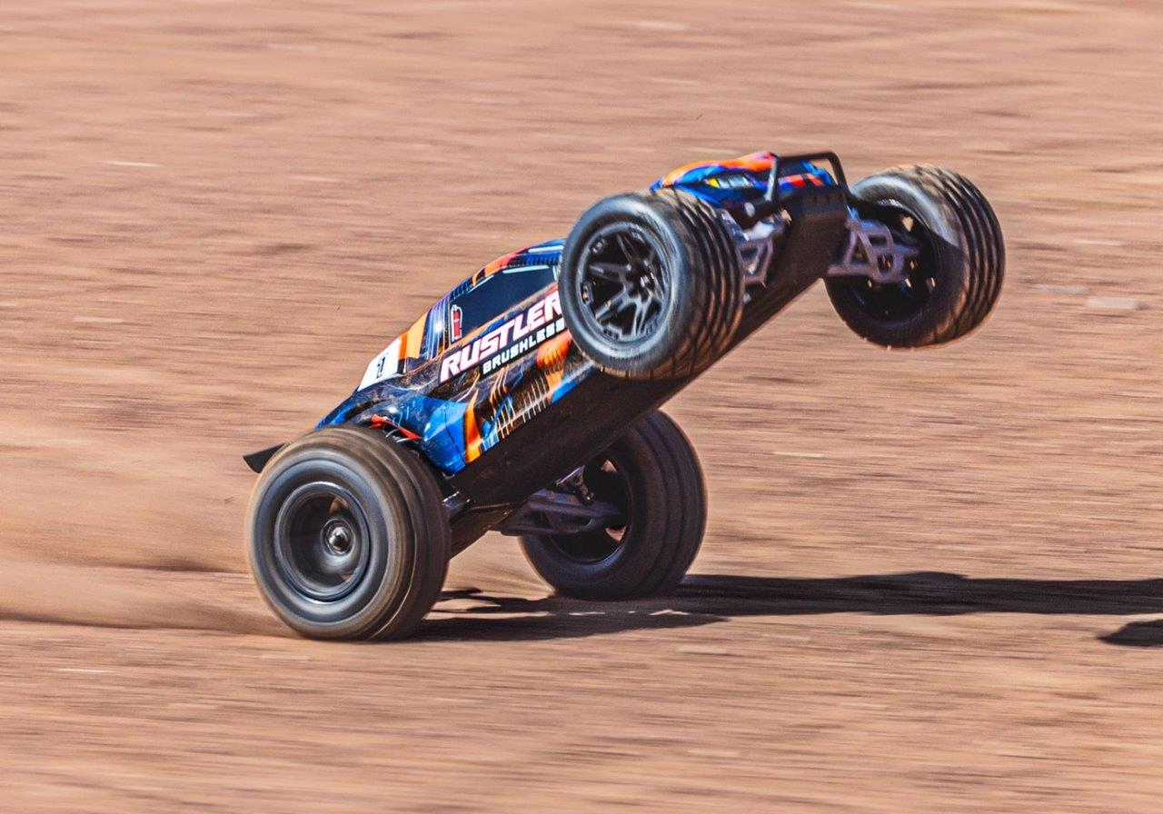 Traxxas Rustler 2WD 1/10 HD VX3 BL 3S RTR Orange - 9
