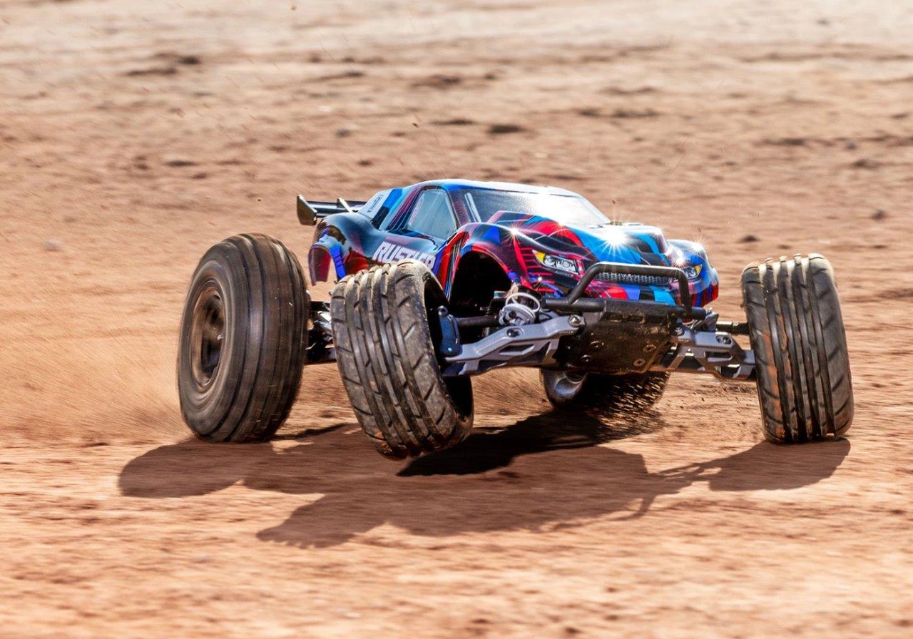 Traxxas Rustler 2WD 1/10 HD VX3 BL 3S RTR Röd - 8