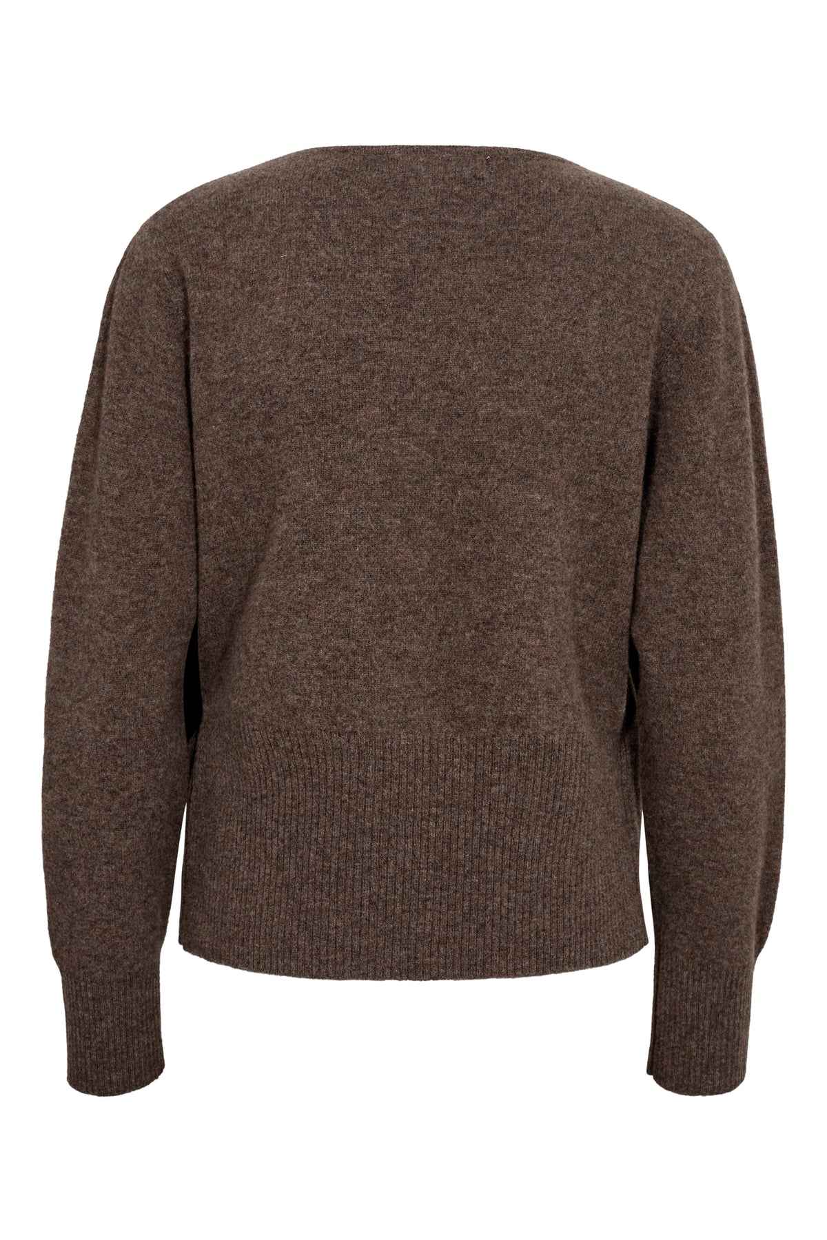 A-View - Merino Wrap Cardigan Brown - 5