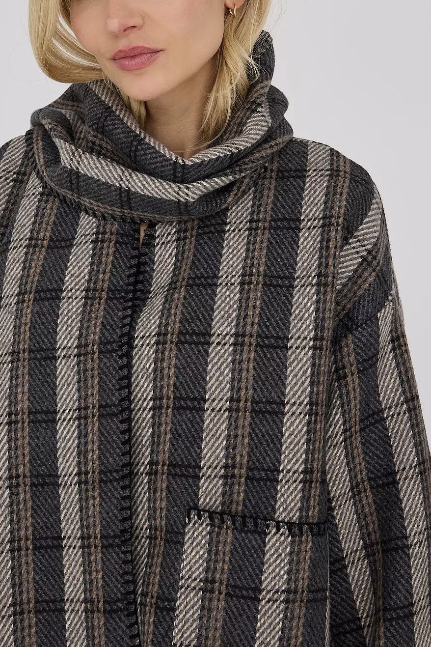A-View - Checki Jacket Grey / Black - 4