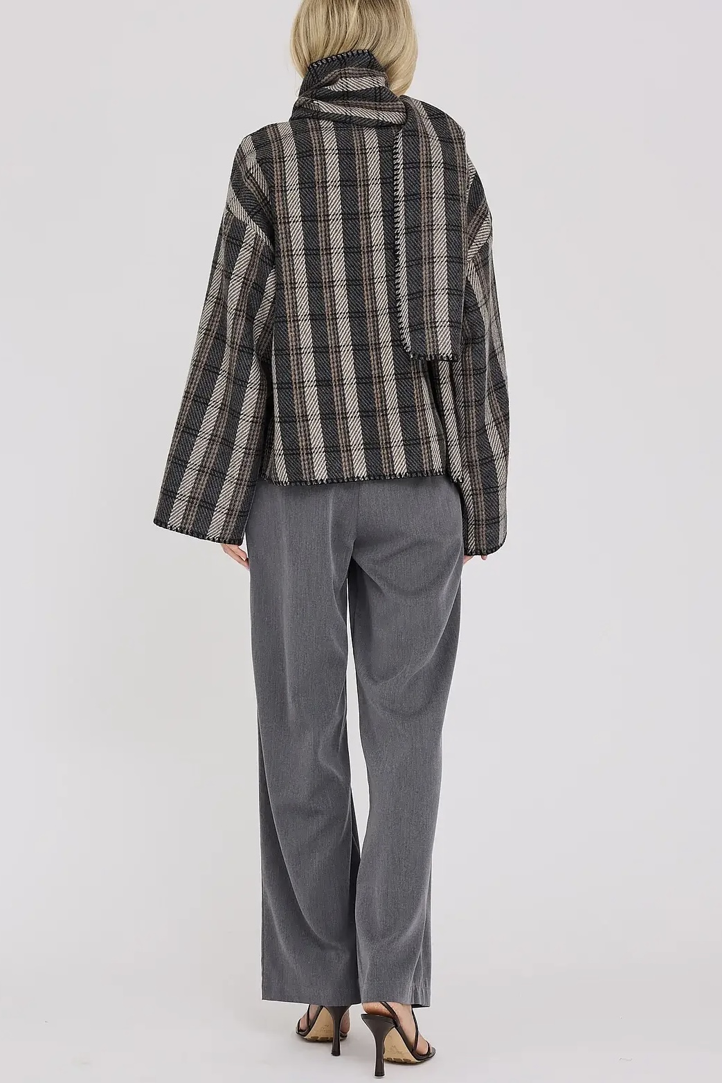 A-View - Checki Jacket Grey / Black - 2