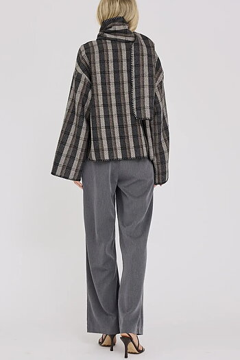 A-View - Checki Jacket Grey / Black