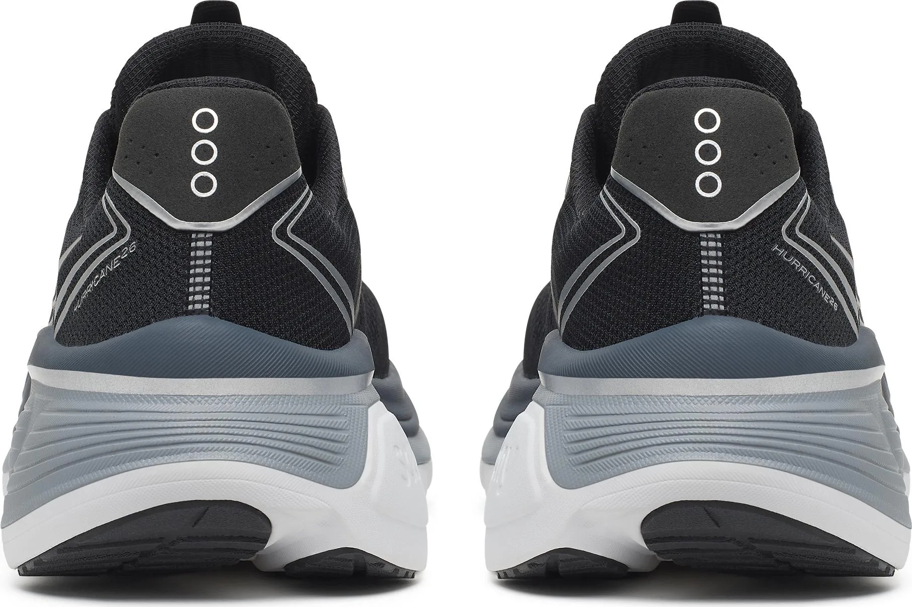 Saucony Hurricane 26 Wide W - Black/Silver - 4
