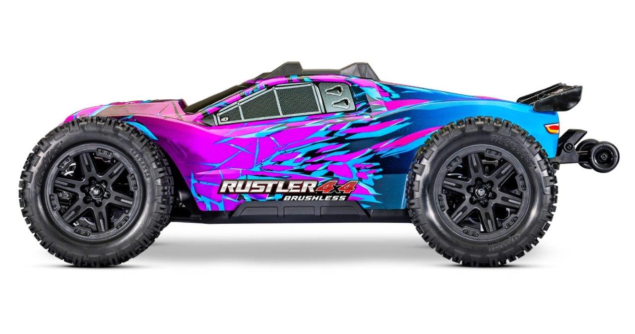 Traxxas Rustler 4x4 1/10 HD VX3 BL 3S RTR Lila - 2