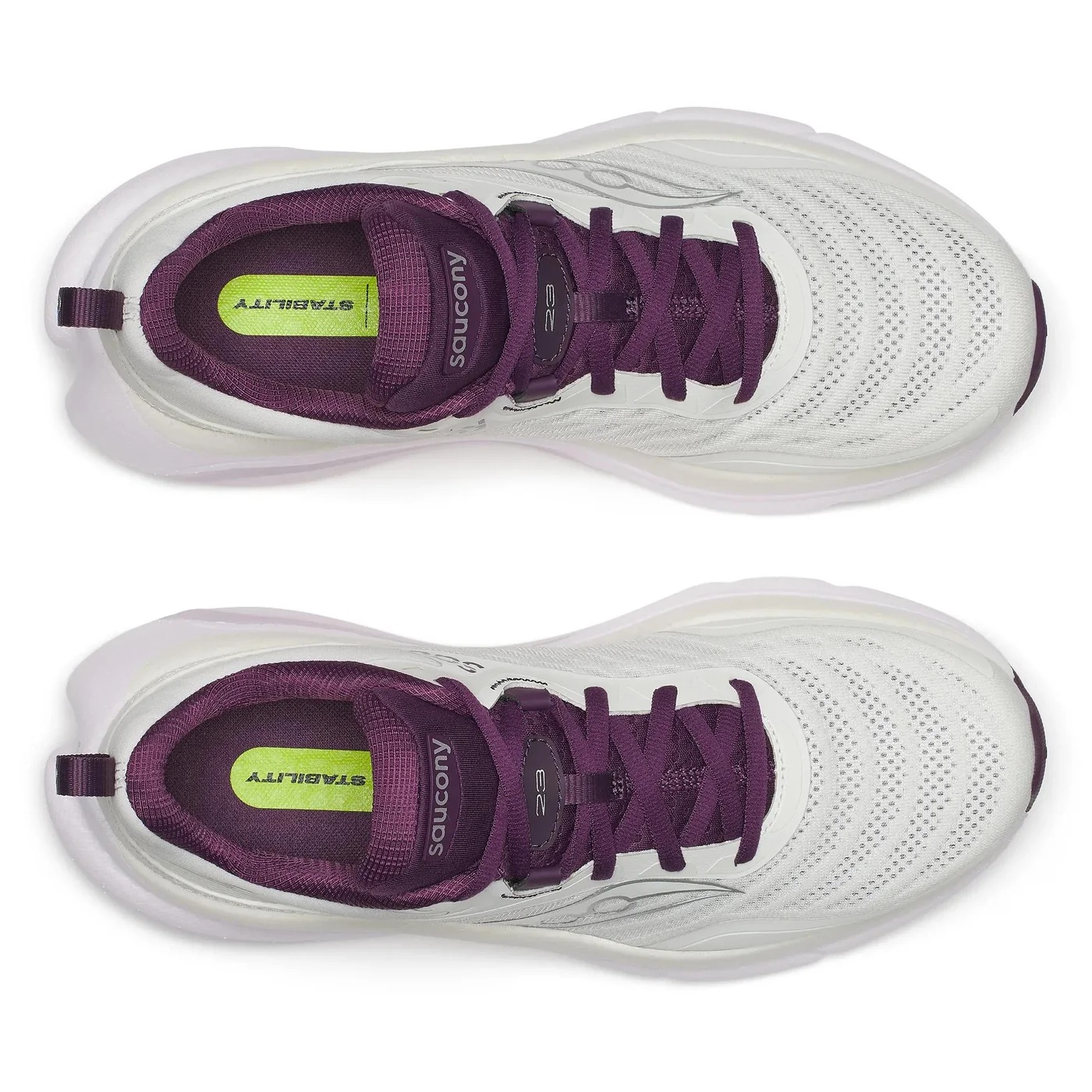 Saucony Omni ST 23 W - Ivory/Eggplant - 5