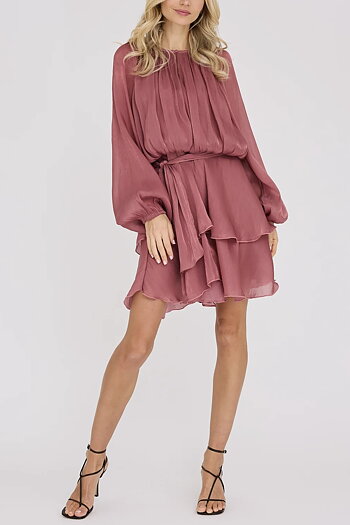 A-View - Ovena Dress Old Rose