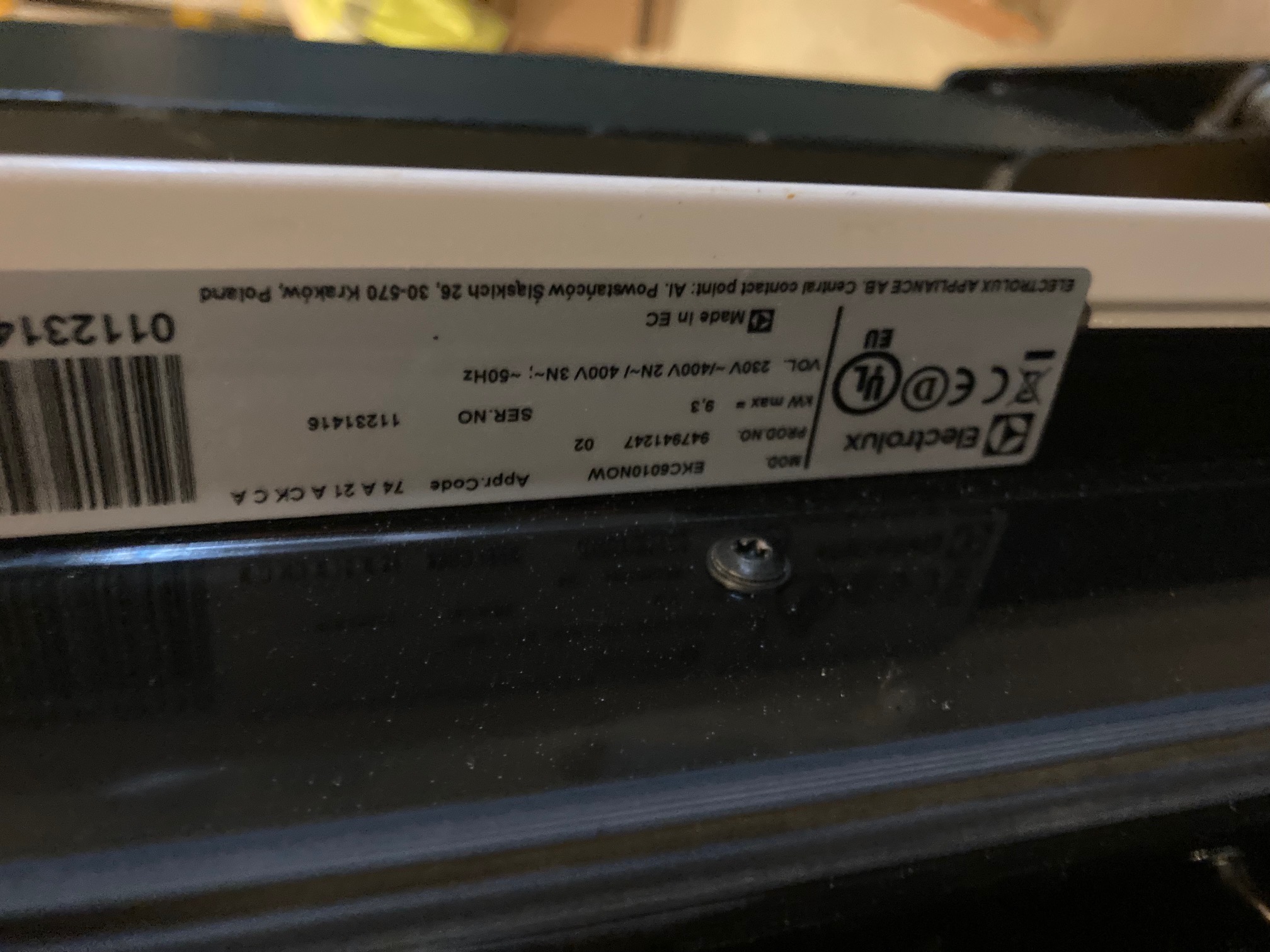 Electrolux spis med glaskeramikhäll – EKC6010W - 4