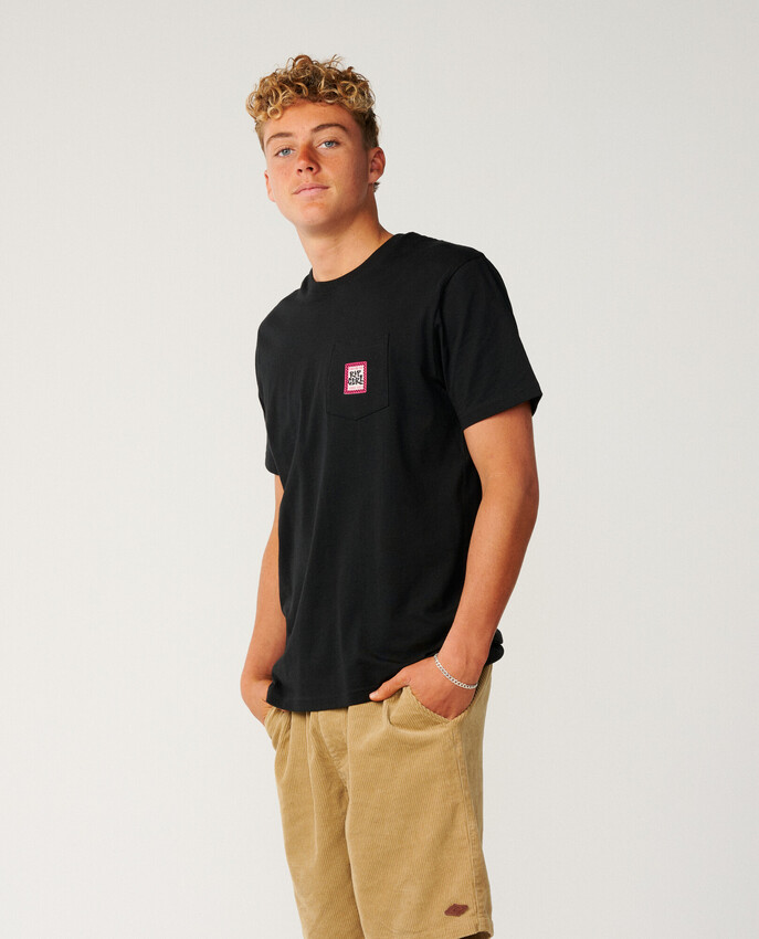 Rip Curl t-shirt Streamline Pocket Badge black - 2
