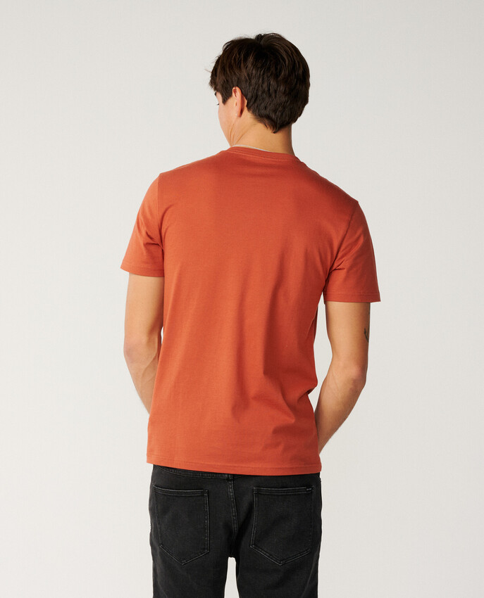Rip Curl t-shirt Streamline Pocket Badge baked clay - 5
