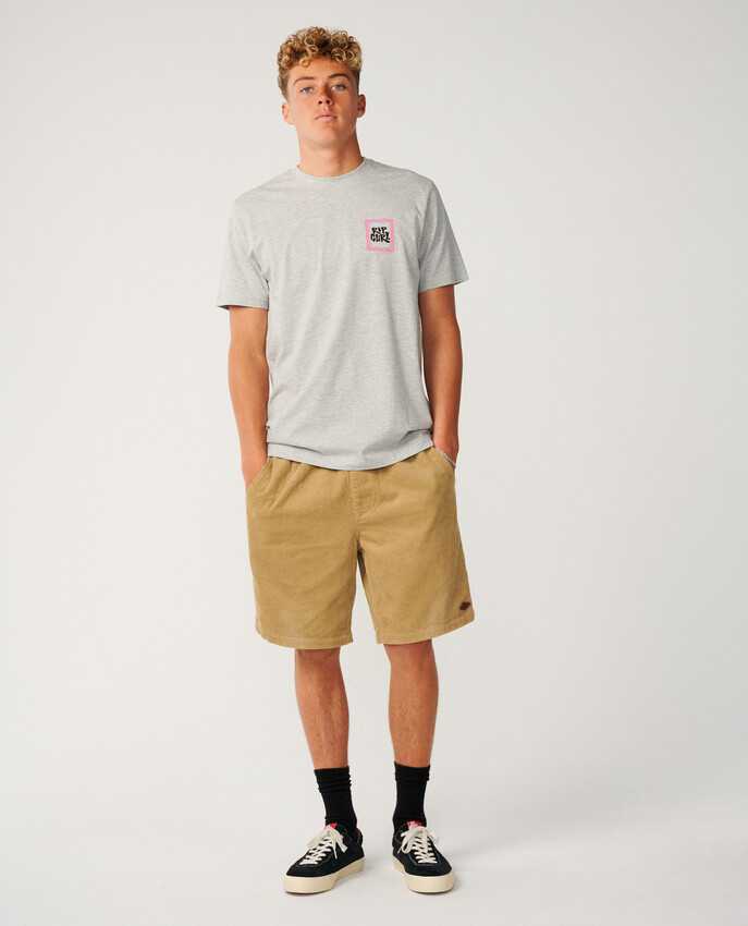 Rip Curl t-shirt Streamline Line up grey marle - 4