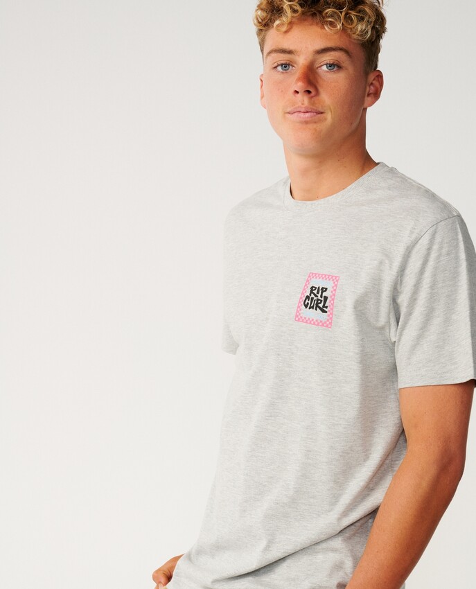 Rip Curl t-shirt Streamline Line up grey marle