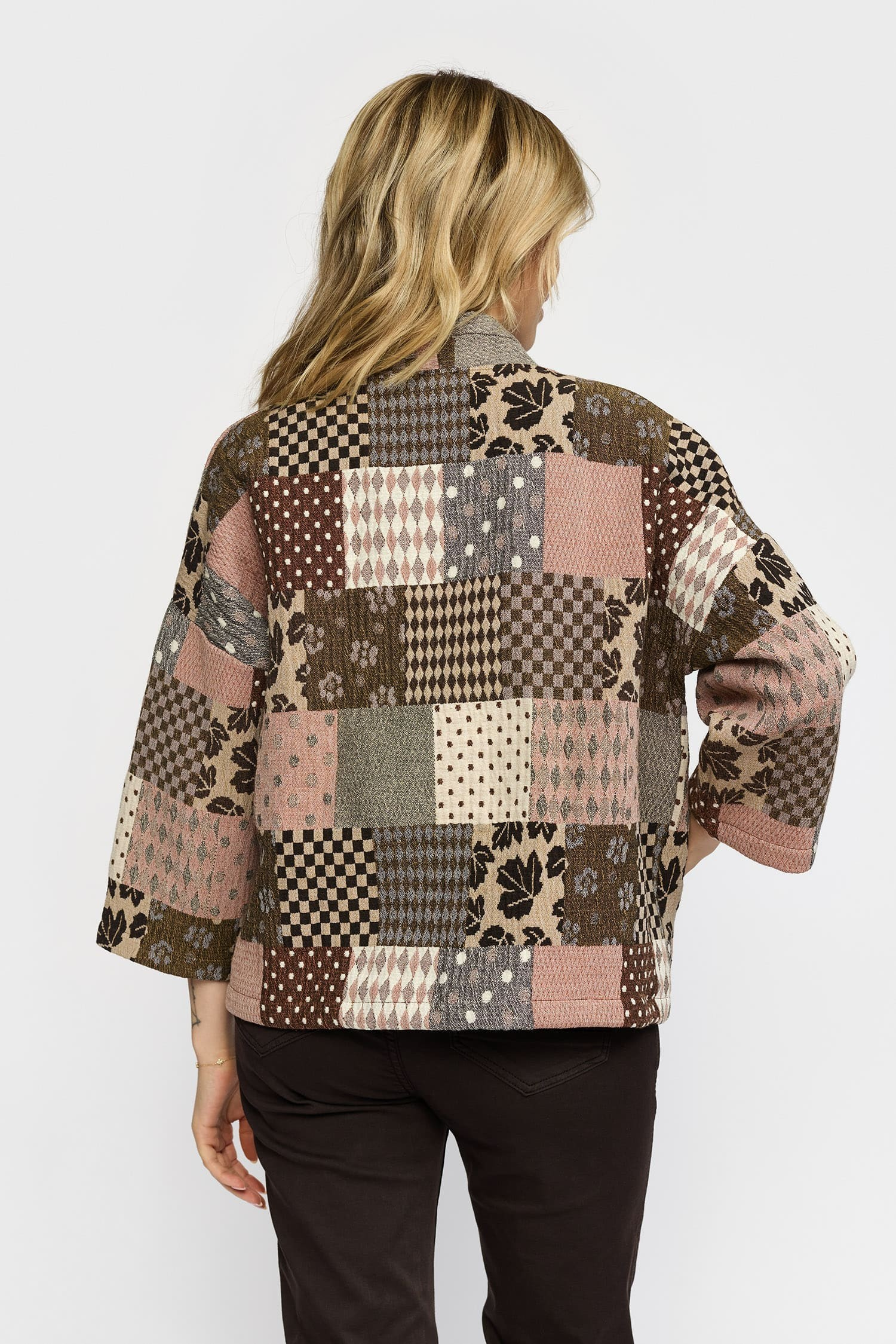 Ditte cardigan - Brown - 2-Biz