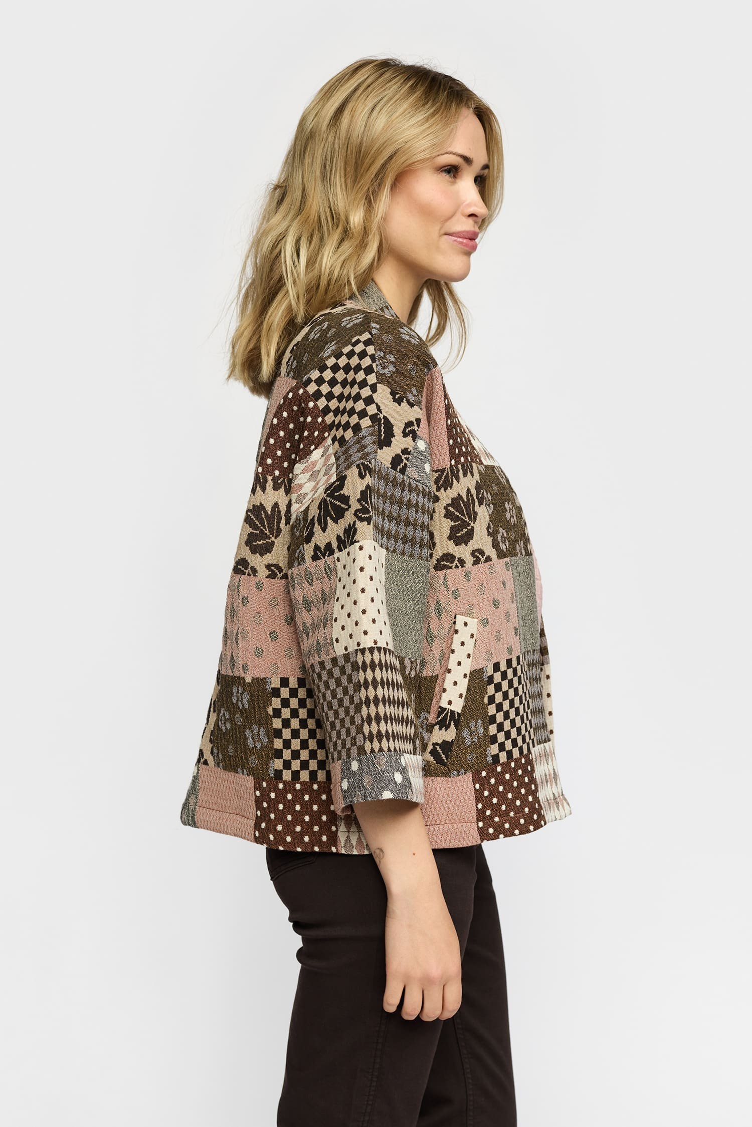 Ditte cardigan - Brown - 2-Biz - 3