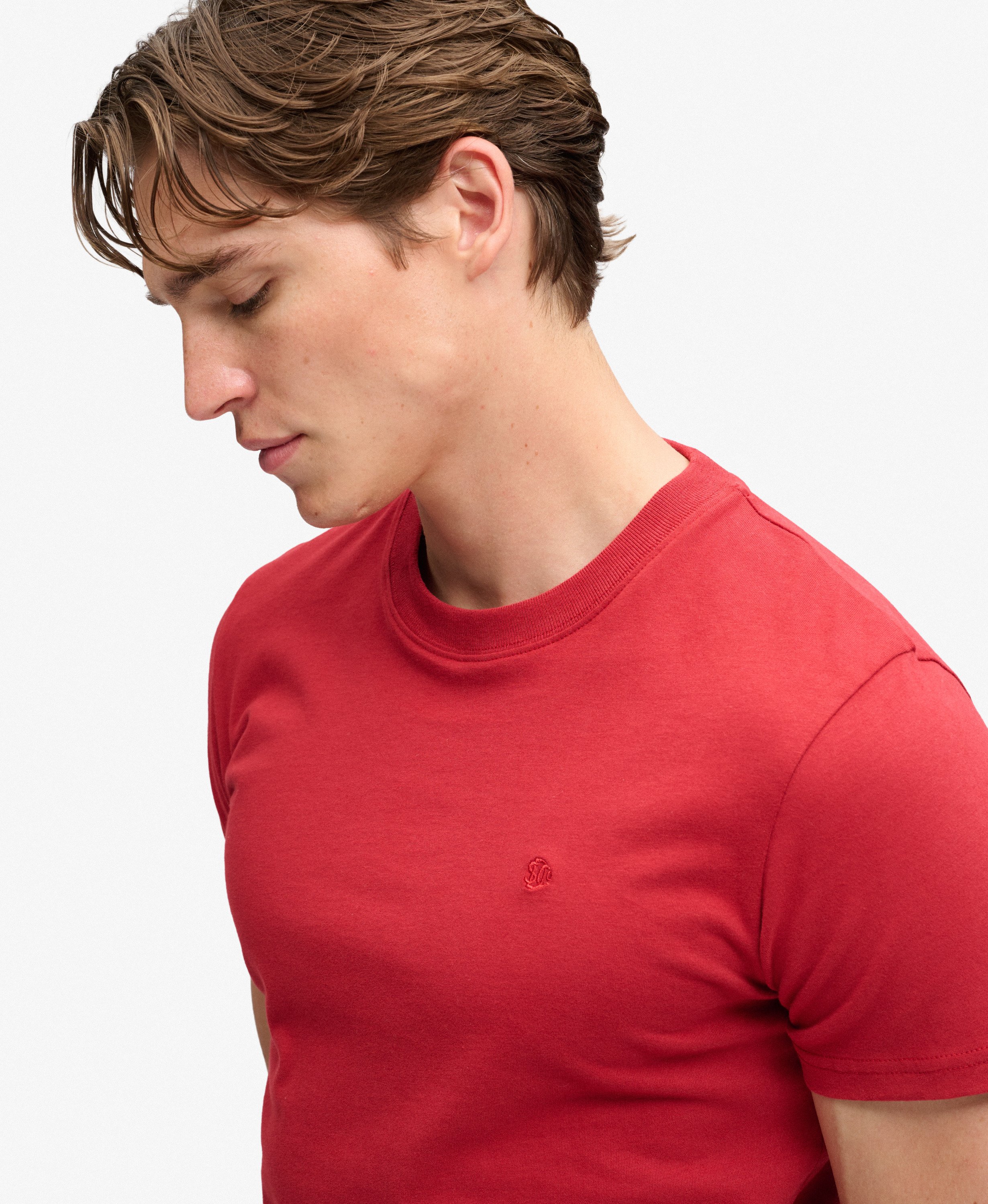Superdry - Essential SDCO Logo Tee - Red - 3