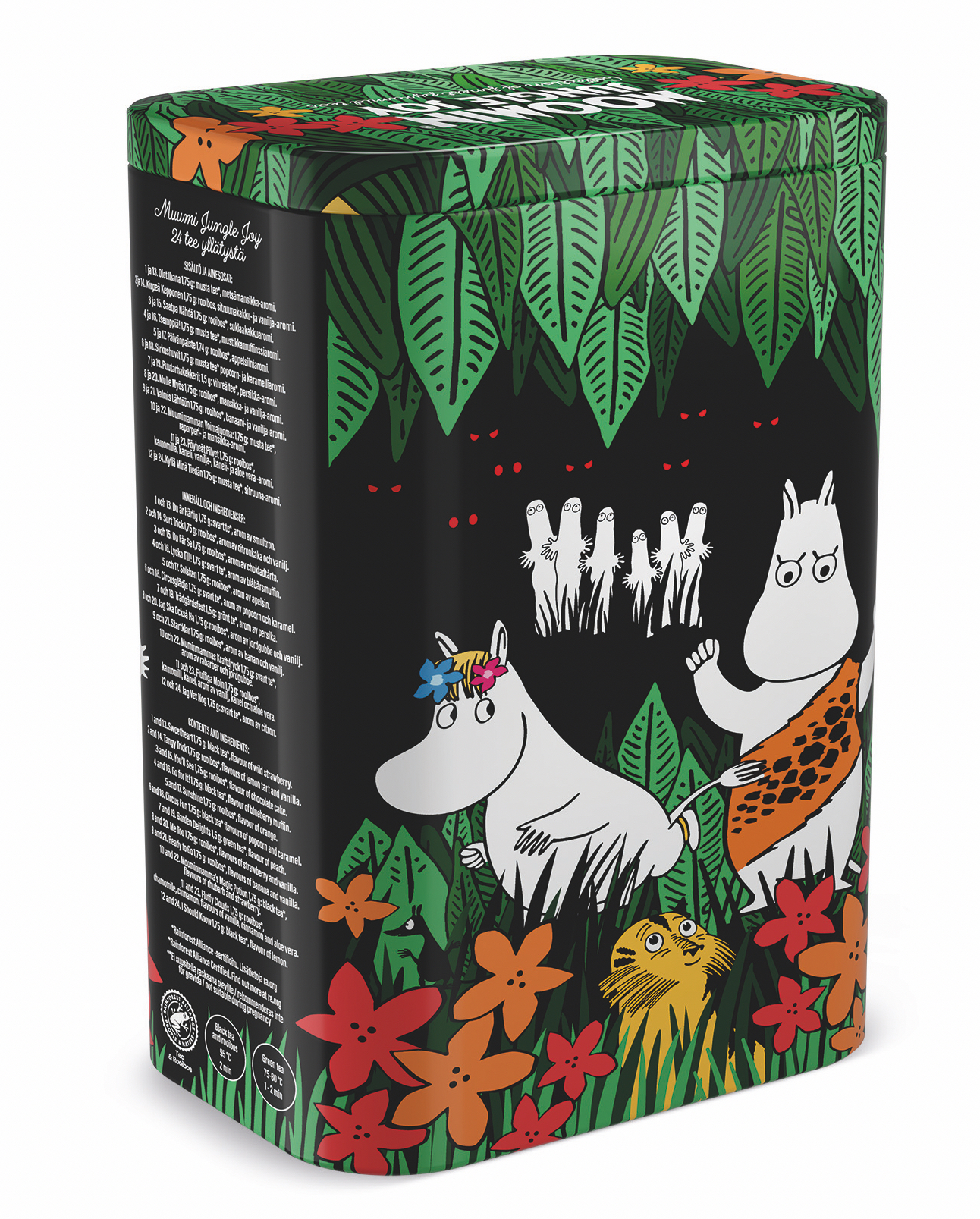 Moomin Tin with 24 Tea Bags - Moomin Jungle Joy - 2