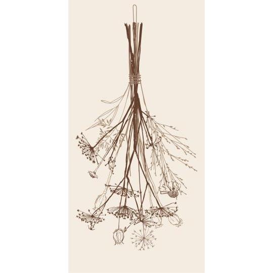 Servetter Torkade Blommor 16 -pack