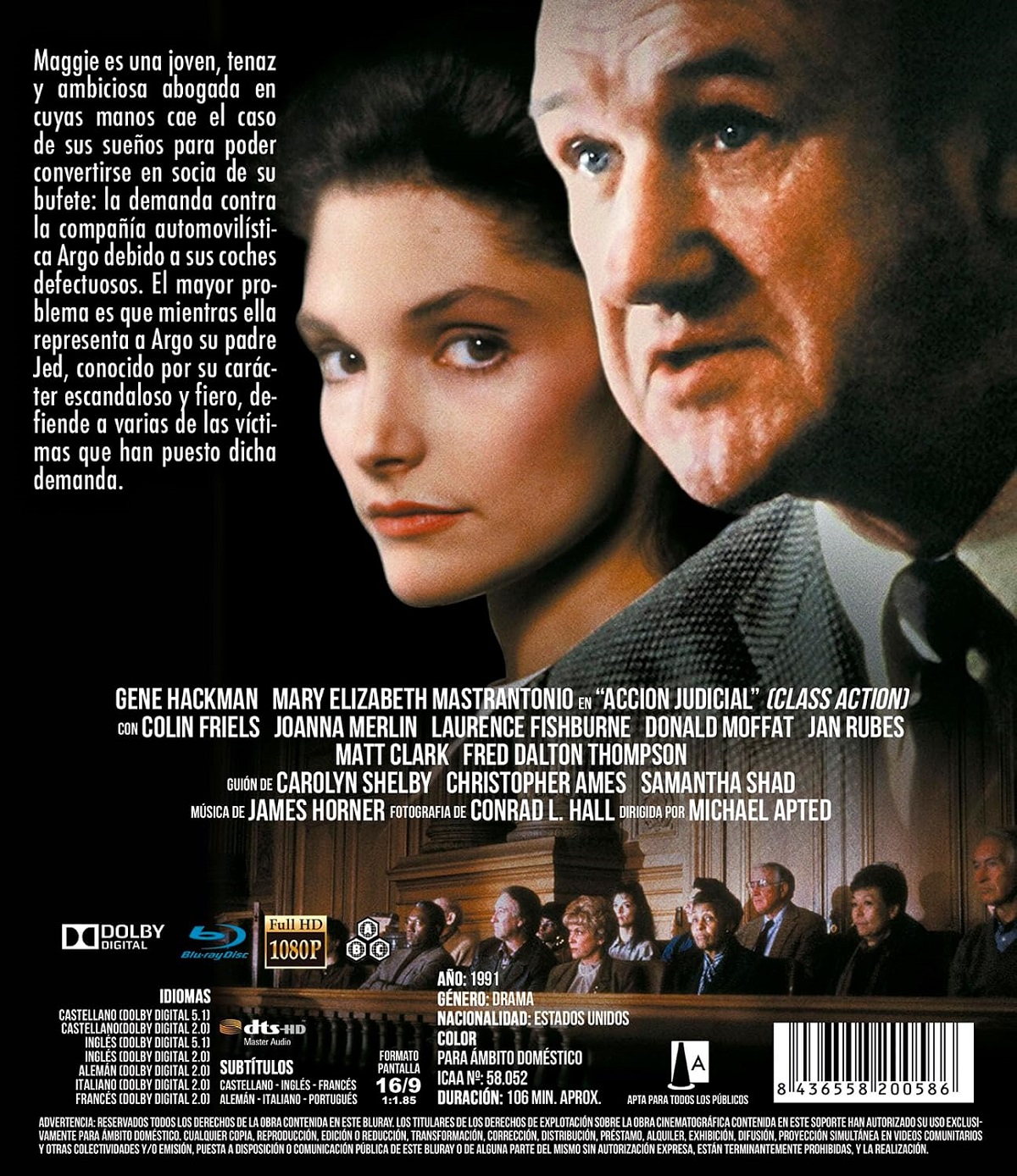 Class Action (ej svensk text) (Blu-ray) - 2