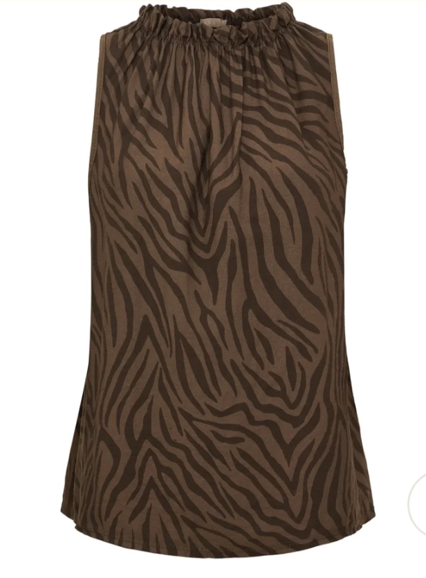 Marta- Topp Lucina zebra brun