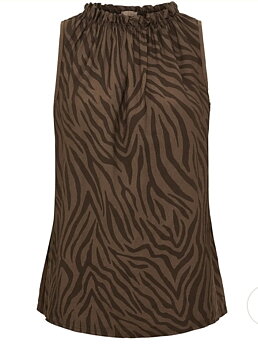 Marta- Topp Lucina zebra brun