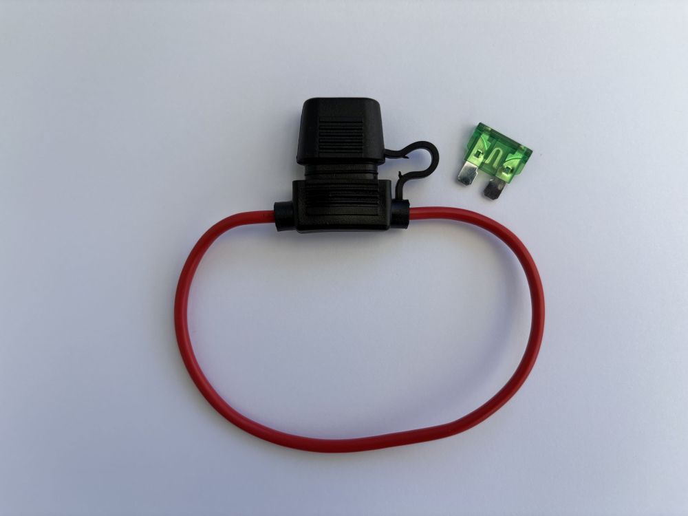 Säkringshållare 30A (12AWG/3,31mm2)