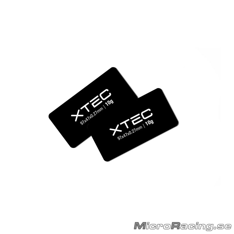 DEAL* LRP - CCL Battery Weight - 97x47x0.27mm - 10g, 2pcs