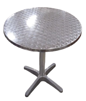 Runt aluminium bord