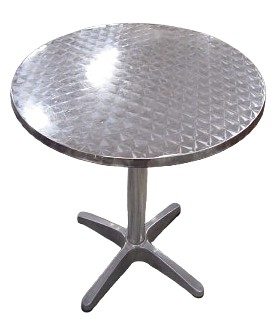 Runt aluminium bord
