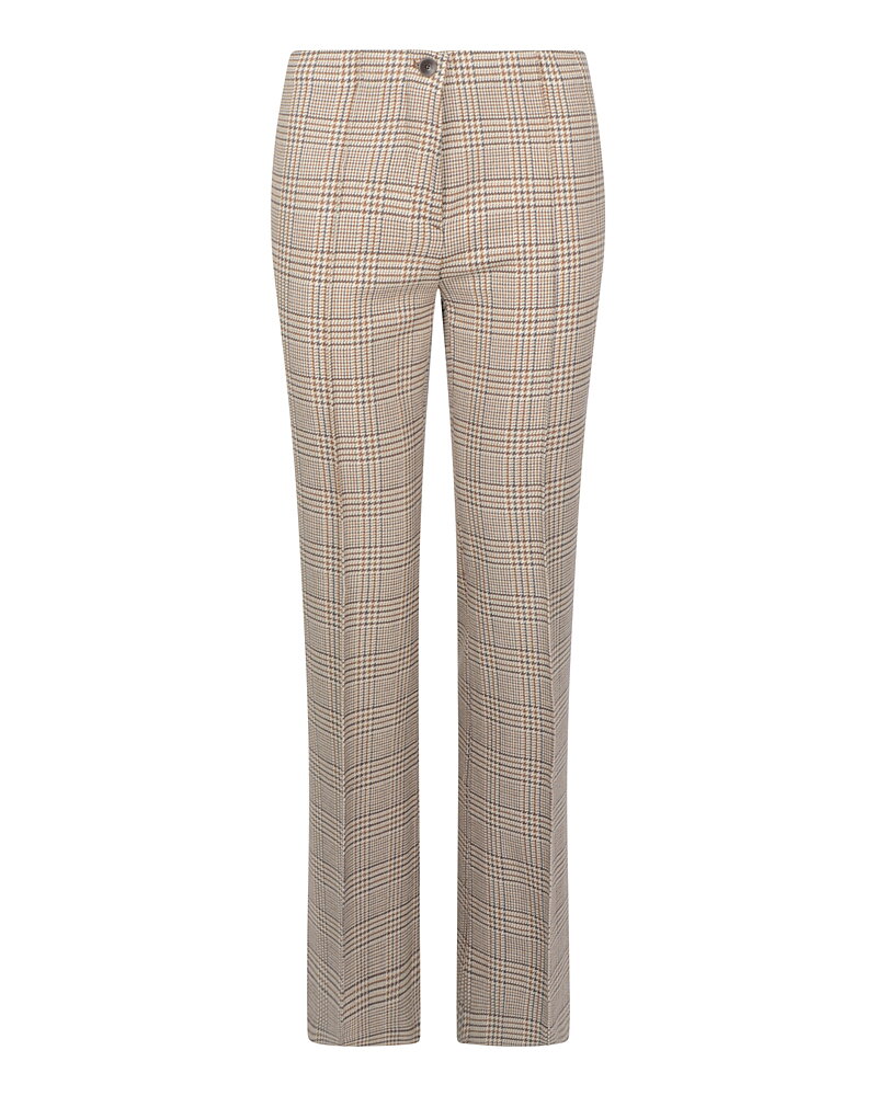 Byxa Zaria820 bootcut rutig beige/brun
