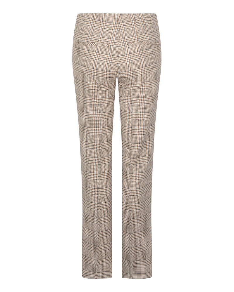 Byxa Zaria820 bootcut rutig beige/brun