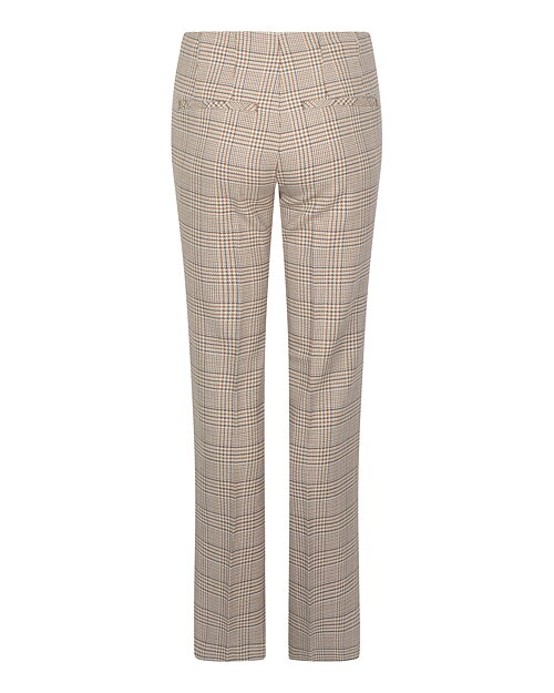 Byxa Zaria820 bootcut rutig beige/brun - 2
