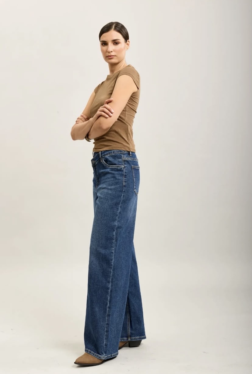 Jeans Baggy Azy Dark Denim - 7