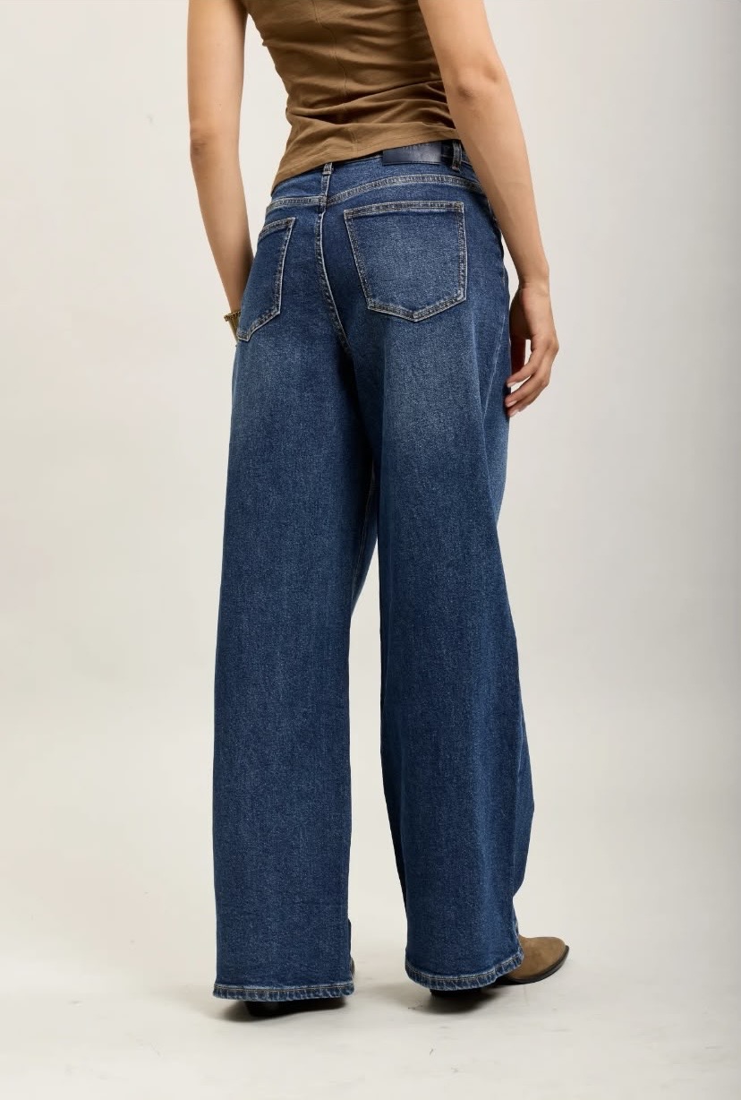 Jeans Baggy Azy Dark Denim - 4
