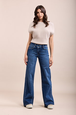 Jeans Straight Luz Dark Denim