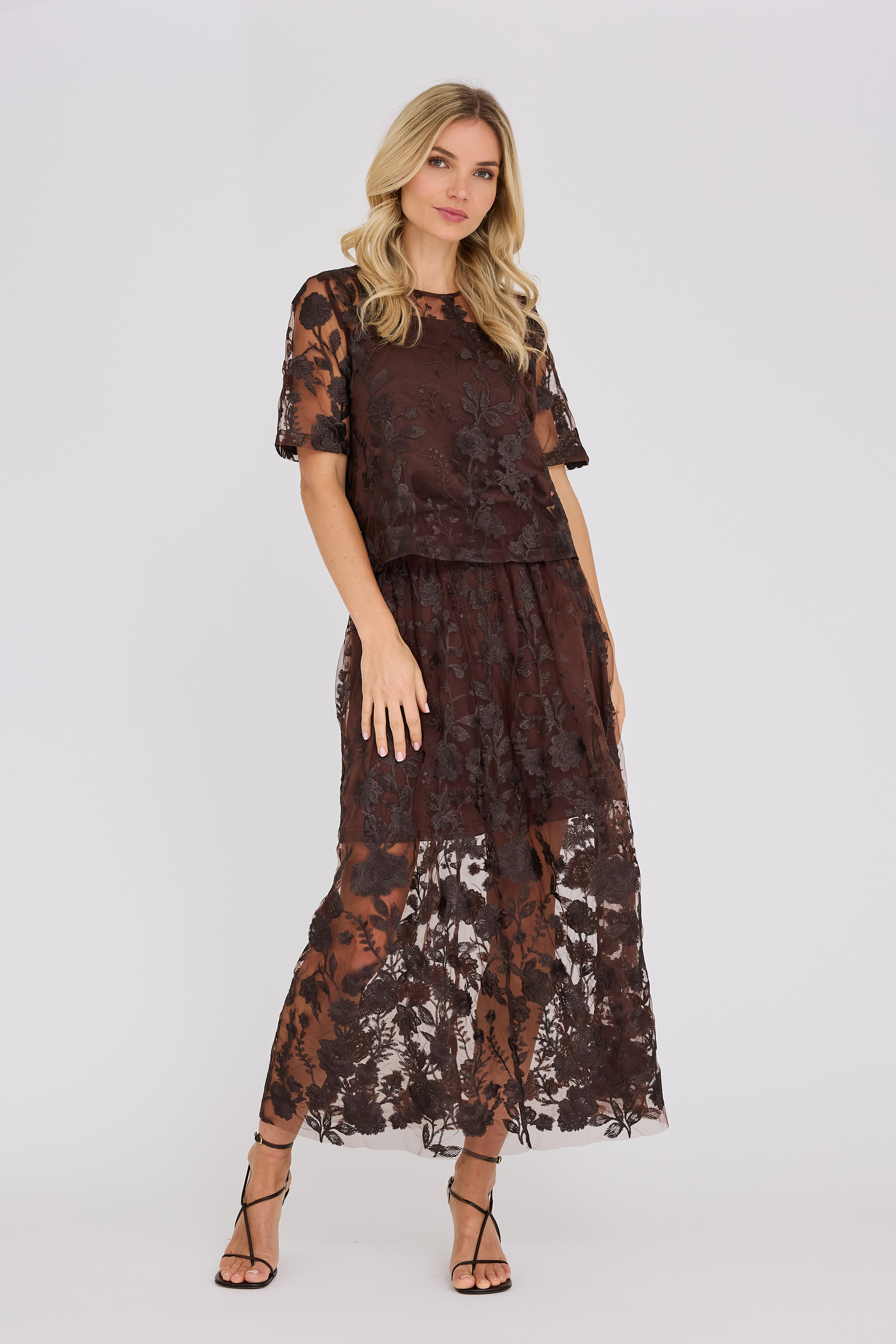 Topp - FUSCHIA BLOUSE Brown - A-View - 3