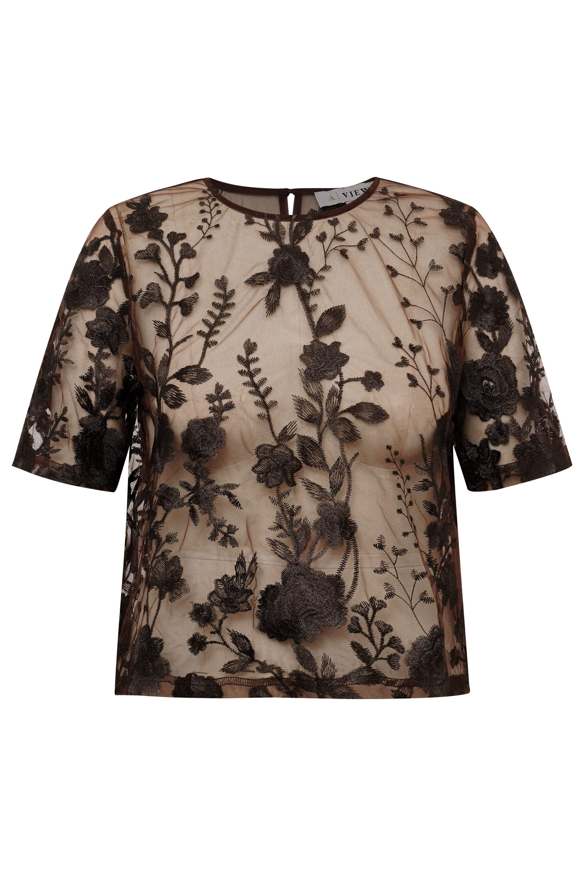 Topp - FUSCHIA BLOUSE Brown - A-View
