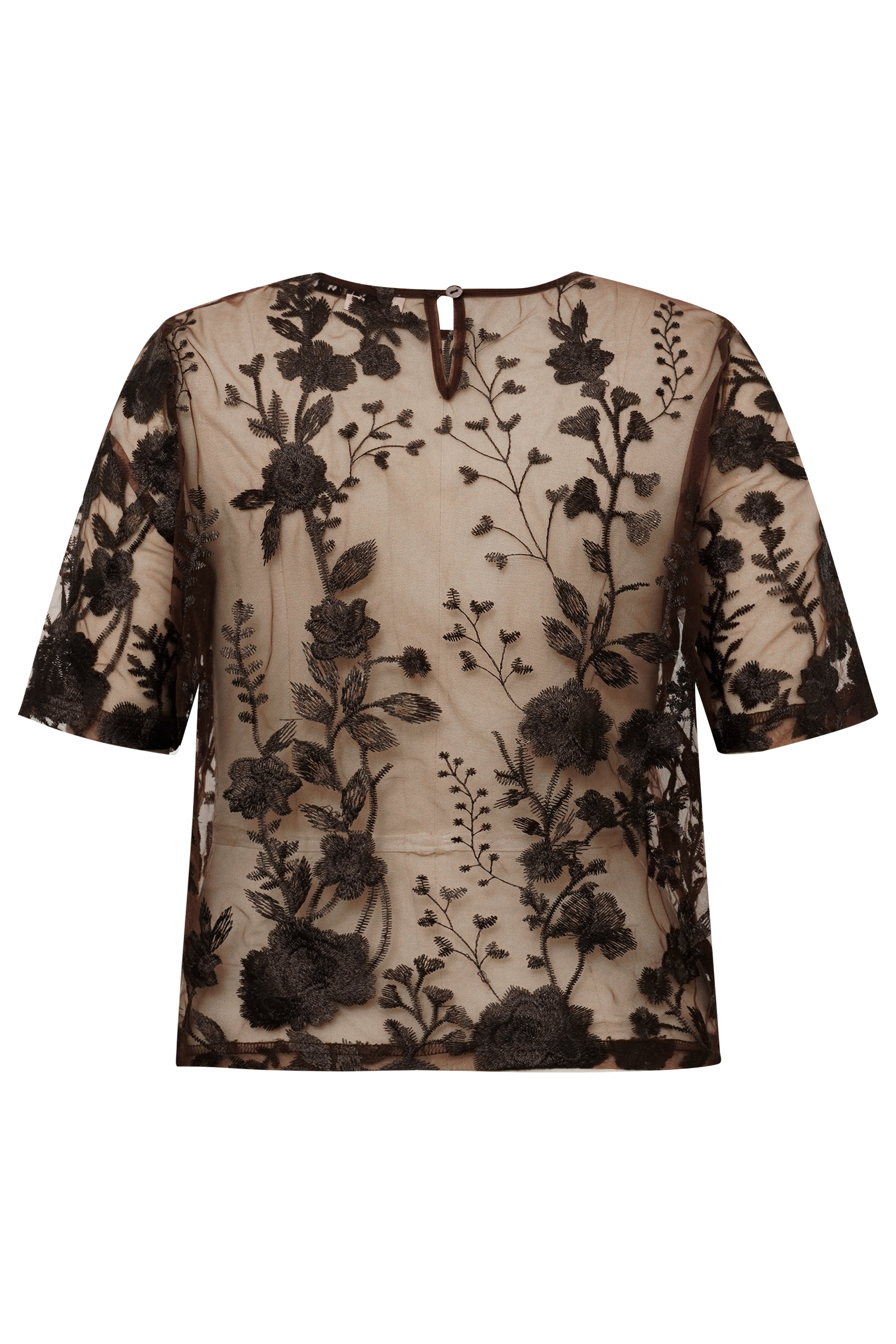 Topp - FUSCHIA BLOUSE Brown - A-View - 6