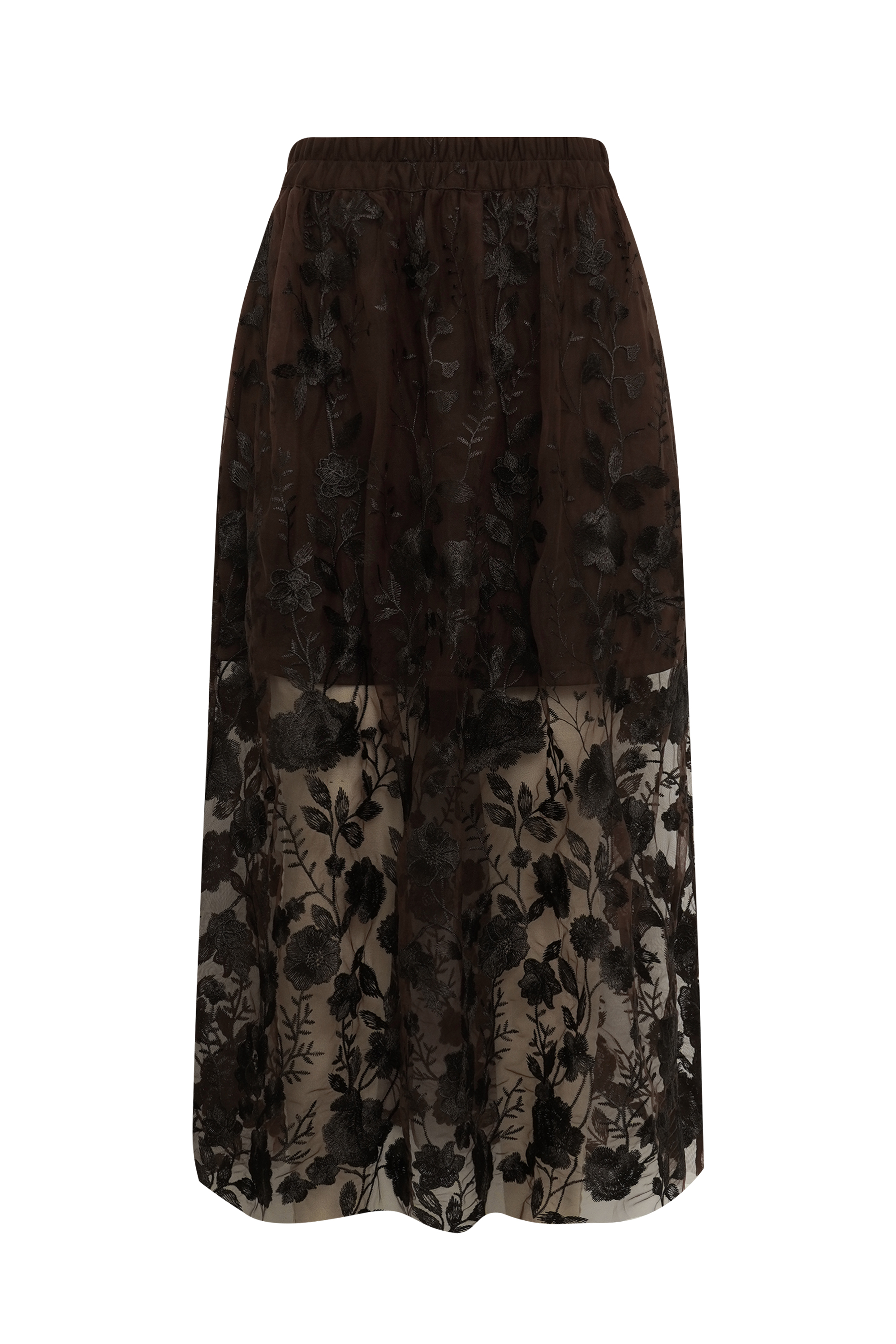 Kjol - FUSCHIA SKIRT Brown - A-View