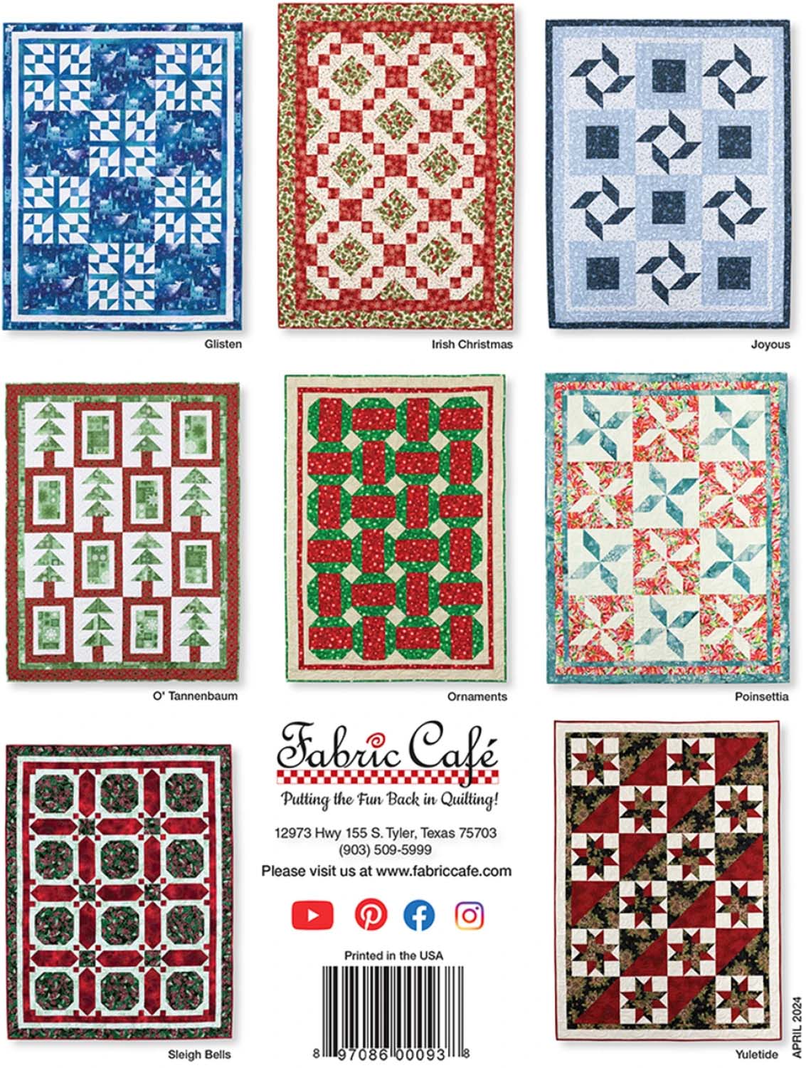 Bok:  Quick Christmas 3-Yard Quilts  - 2