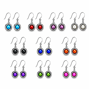 Earrings Iris hanging Caramelle  10 colors.