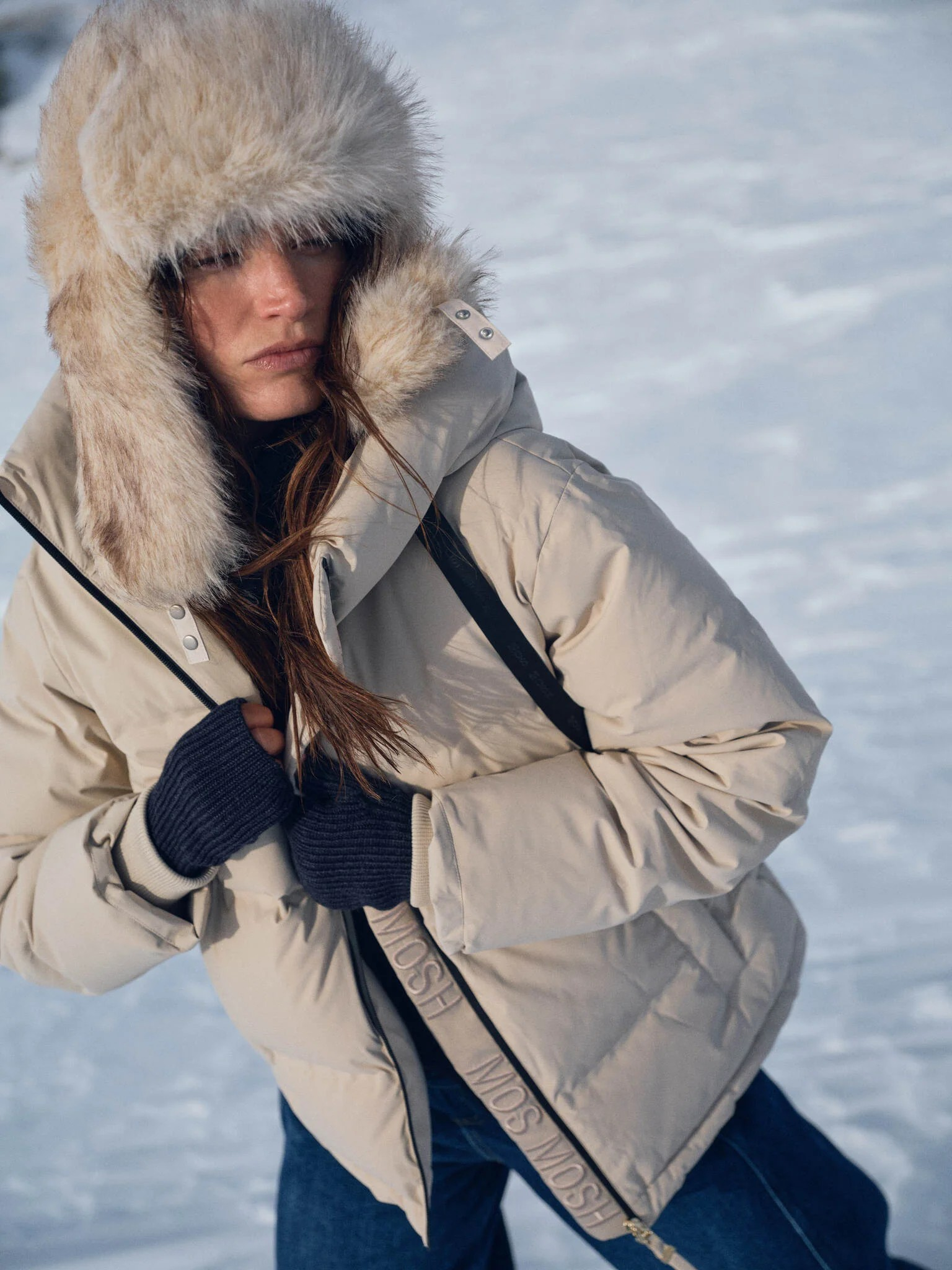 MMJilly Hope Down Jacket - Feather Grey - Mos Mosh - 3
