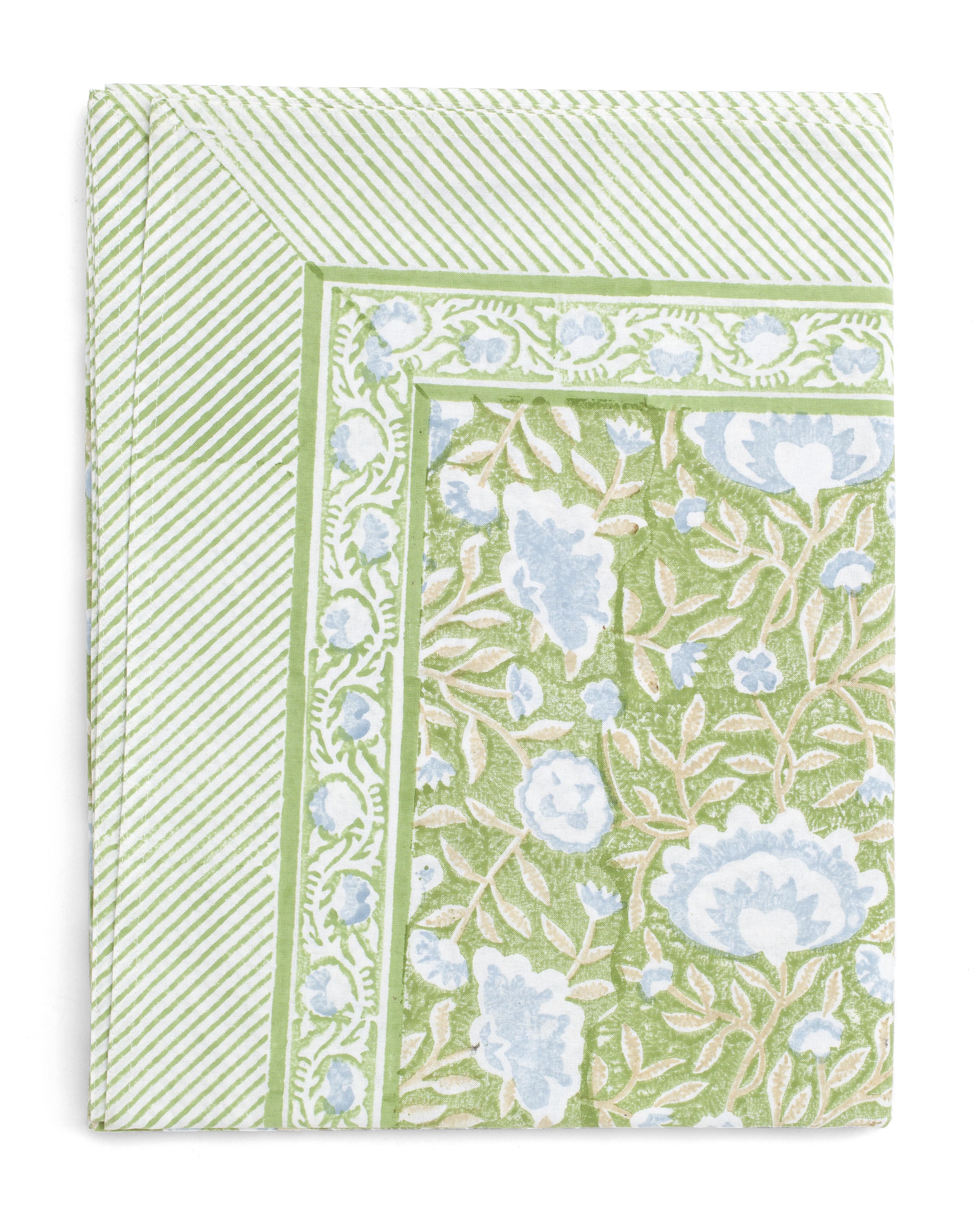 Duk - MATHILDE Green & Blue - Chamois 