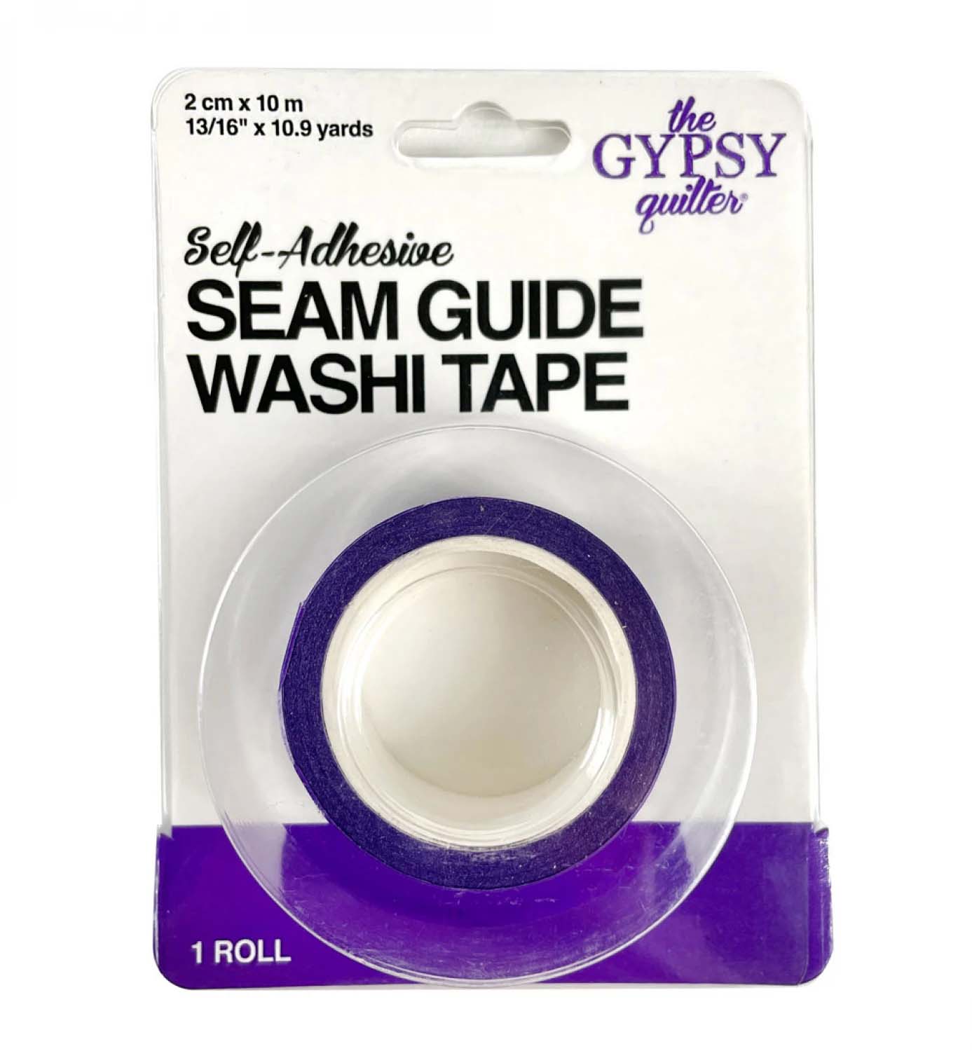 Seam Guide Washi Tape - sömnadstejp - 10 m